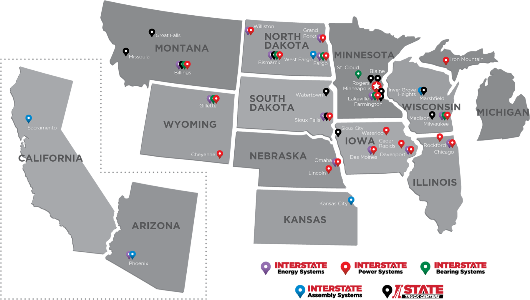 Interstate Companies Locations
